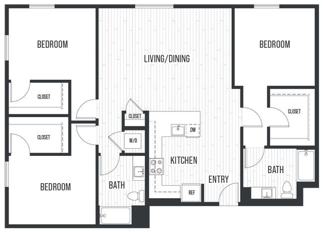 Plan 3B 2504 floor plan
